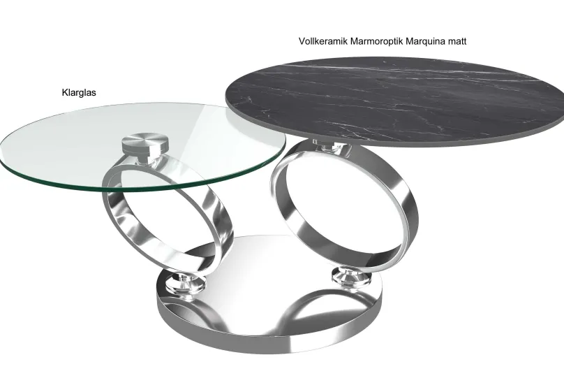 Akante Eolia Couchtisch rund 2-teilig Hot