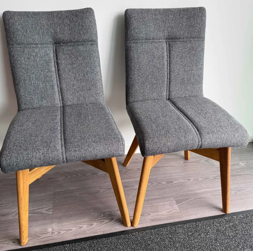 Standard Furniture Esszimmerstühle grau 2er Set Sale