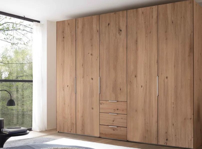 Staud Möbel GmbH & Co.KG Extenso Drehtürenschrank mit Schubladen