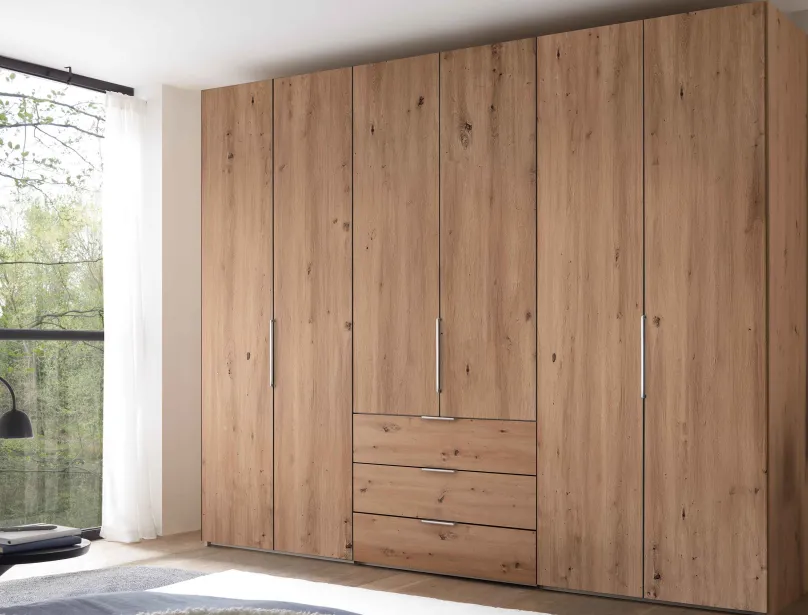 Staud Möbel GmbH & Co.KG Extenso Drehtürenschrank mit Schubladen