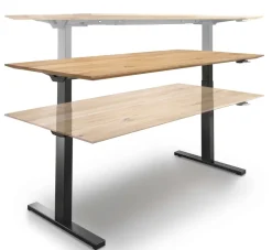 TPT Möbel Florenz Stehschreibtisch höhenverstellbar Holz New