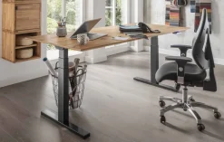 TPT Möbel Florenz Stehschreibtisch höhenverstellbar Holz New