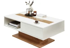 Wohn-Concept GmbH Fresno Couchtisch weiß eiche