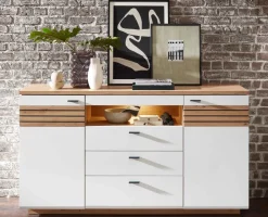 Wohn-Concept GmbH Fresno Sideboard weiß eiche Best