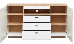 Wohn-Concept GmbH Fresno Sideboard weiß eiche Best