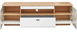 Wohn-Concept GmbH Fresno Wohnwand weiß eiche Sale