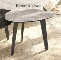 Akante Galet Beistelltisch Keramik Hot