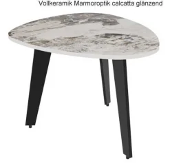 Akante Galet Beistelltisch Keramik Marmoroptik Sale