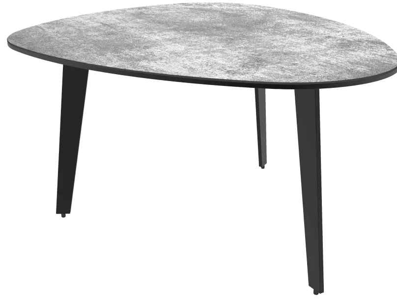 Akante Galet Couchtisch Keramik grau Discount
