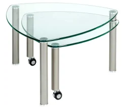 Vierhaus Vertrieb GmbH & Co. KG 4290 Glastisch mit drehbaren Platten Best