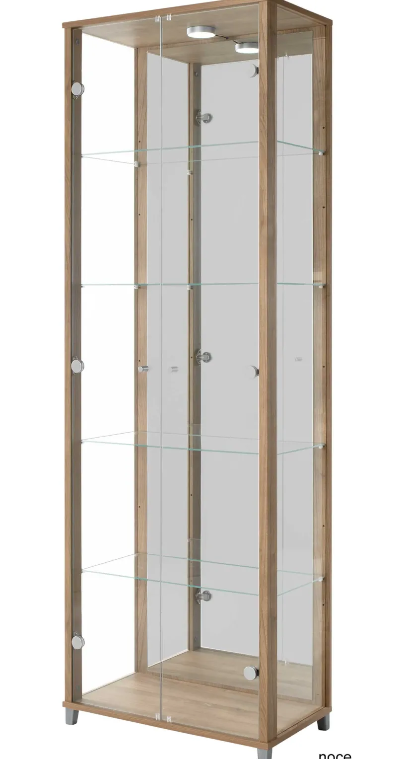 mkpreis Glas Vitrine Holz verschiedene Farben