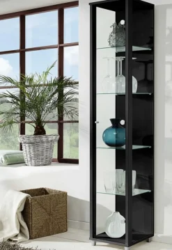 mkpreis Glasvitrine schmal in 7 Farben Clearance