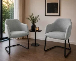 Standard Furniture Grauer Schwingsessel 2er Set Outlet