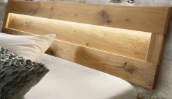 TPT Möbel 817 Holzbalkenbett mit LED Best