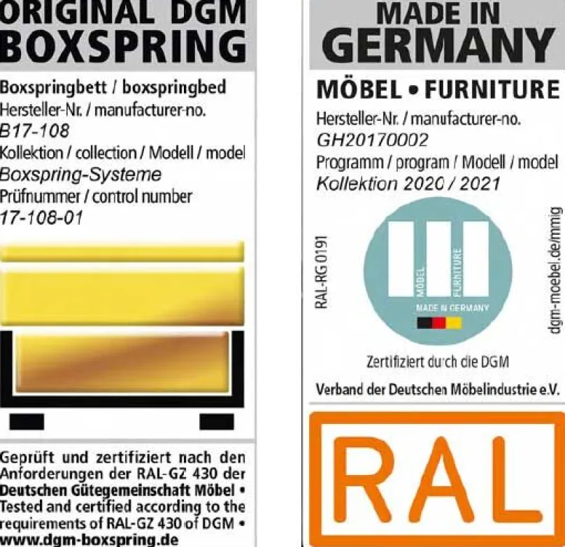 HAPO GmbH & Co. KG Hover Boxspringbett 200x200 Clearance