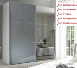 Staud Möbel GmbH & Co.KG Includo Glas Schwebetürenschrank New
