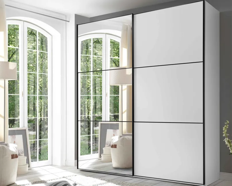 Staud Möbel GmbH & Co.KG Includo Schwebetürenschrank mit Spiegel Sale