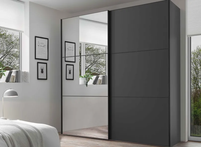 Staud Möbel GmbH & Co.KG Includo Schwebetürenschrank mit Spiegel Sale