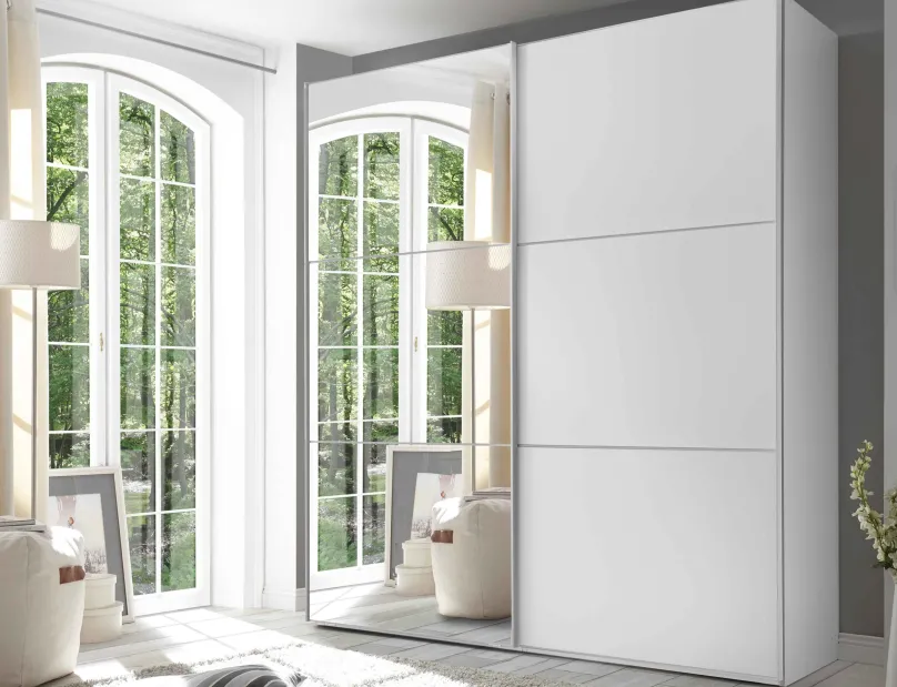 Staud Möbel GmbH & Co.KG Includo Schwebetürenschrank mit Spiegel Sale