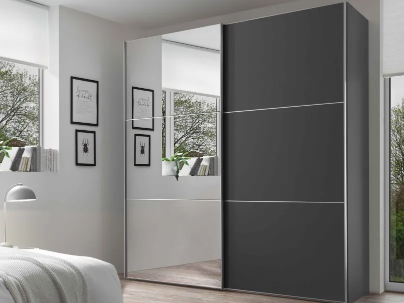 Staud Möbel GmbH & Co.KG Includo Schwebetürenschrank mit Spiegel Sale