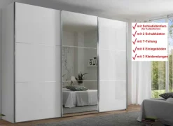 Staud Möbel GmbH & Co.KG Includo Schwebetürenschrank mit Innenausstattung