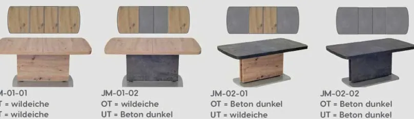 Vierhaus Vertrieb GmbH & Co. KG Jamaika Couchtisch ausziehbar höhenverstellbar Online