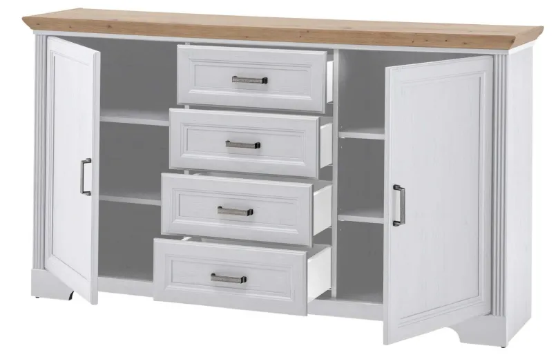 Schlafkontor Jasmin Vintage Kommode Landhausstil