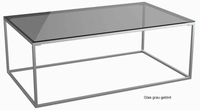 Akante Julia Couchtisch Glas Metall Clearance