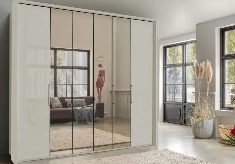 Wiemann Möbel Kansas Falttürenschrank 250 cm breit Clearance