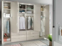 Wiemann Möbel Kansas Kleiderschrank mit Schubladen 250 cm