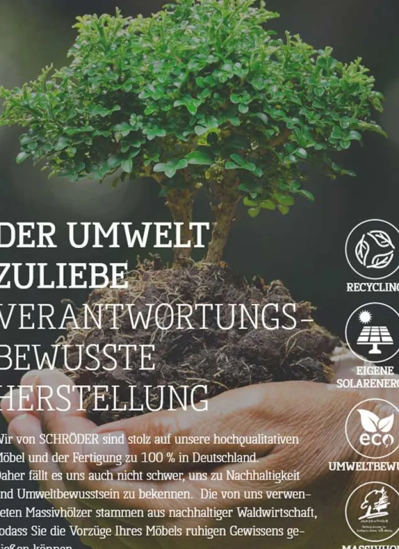 Schröder Wohnmöbel Kitzalm Alpin Wohnwand eiche bianco Discount