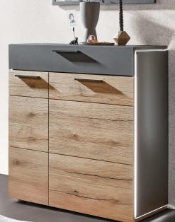 Schröder Wohnmöbel Kitzalm Garderobe eiche/anthrazit Best