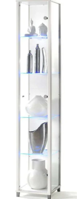 mkpreis kleine Glasvitrine mit Beleuchtung New