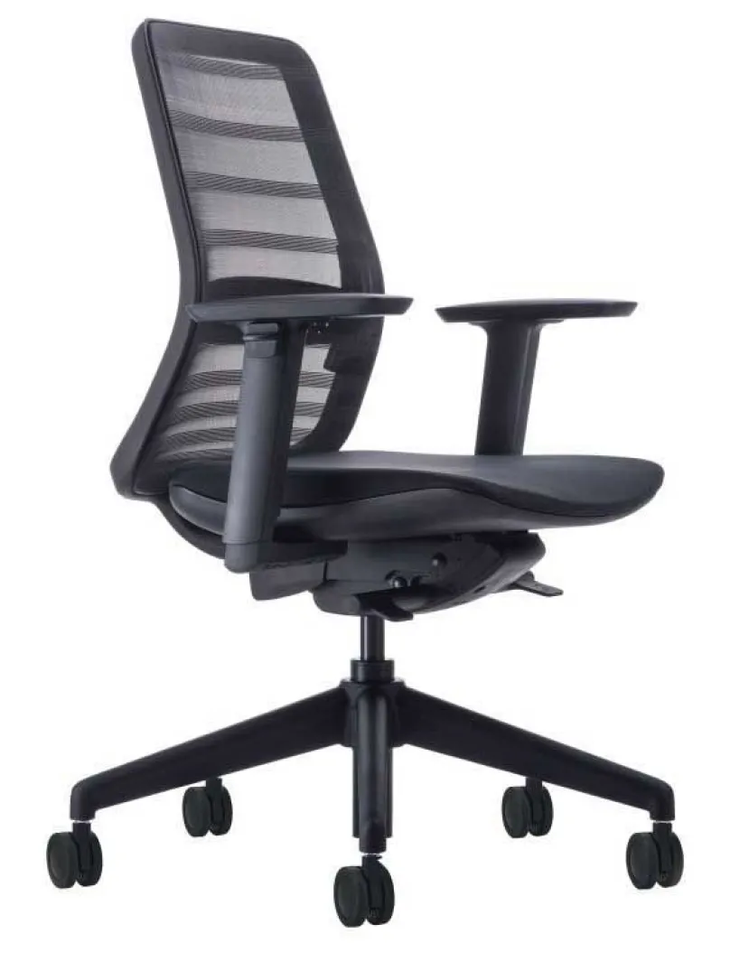 WP Design Koplus Tonique ergonomischer Bürosessel schwarz mit vielen Funktionen Outlet