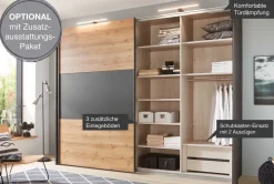 Wiemann Möbel Korfu Schwebetürenschrank mit Spiegel New