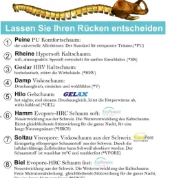Kretschmar Schlafsysteme Kretschmar Konlife 7Zonen-Kaltschaummatratze 200x individuell Online