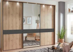 Wiemann Möbel Las Vegas Schwebetürenschrank mit Spiegel Discount