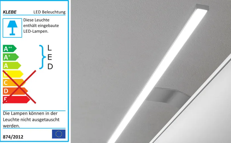 Staud Möbel GmbH & Co.KG LED Möbel Beleuchtung Switch mit Farbwechsel alufarbig