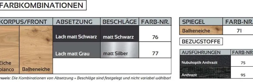 Voss Möbel GmbH LEVIO Flurkommode schmal Hot