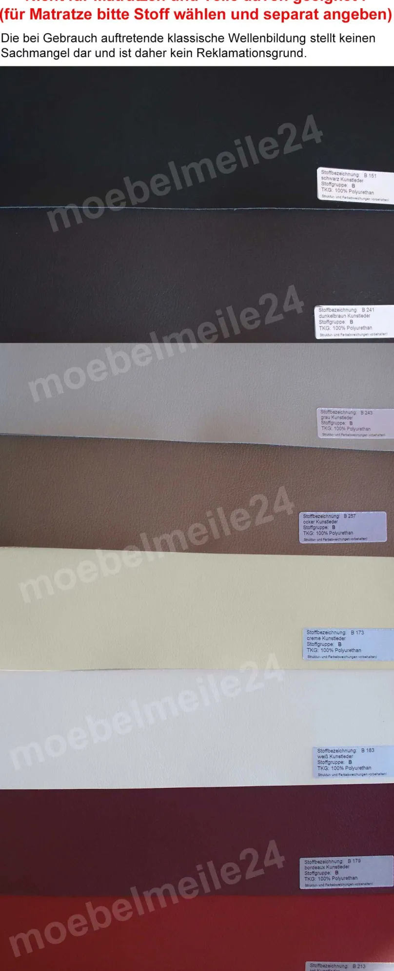 HAPO GmbH & Co. KG Lexos 160 x 200 Boxspringbett Hot