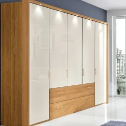 Wiemann Möbel Lido Kleiderschrank mit Schubladen erle New