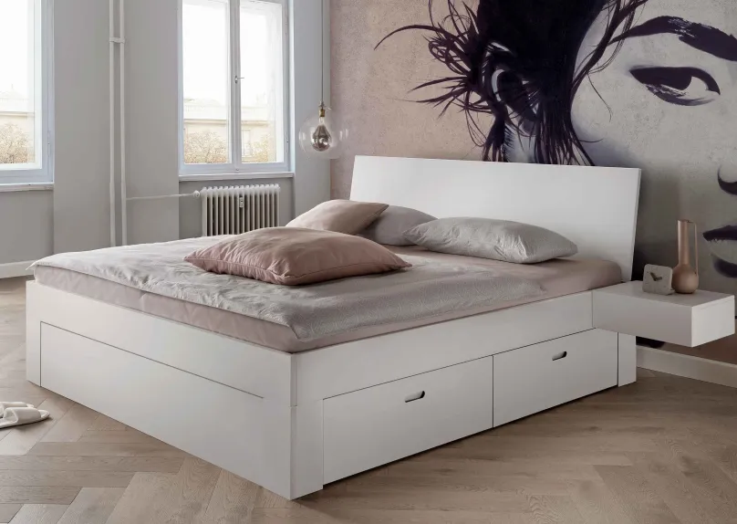 TPT Möbel Los Angeles Holzbett mit Stauraum Hot