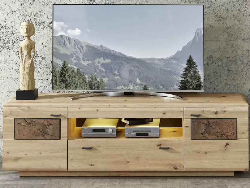 Wohn-Concept GmbH Madera artisan eiche Wohnwand Hot