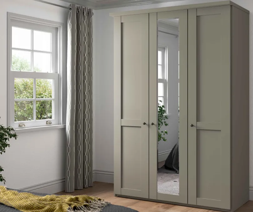 Wiemann Möbel Marlow Landhaus Kleiderschrank mit Spiegel New