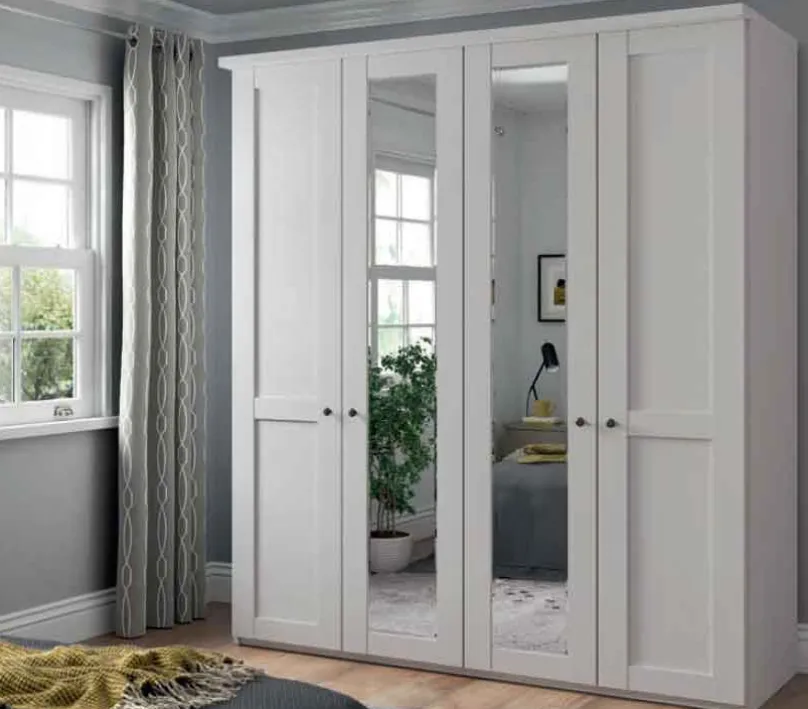 Wiemann Möbel Marlow Landhaus Kleiderschrank mit Spiegel New