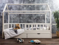 Riverbank Massivholz Hausbett mit Schubkästen in 2 Größen Clearance