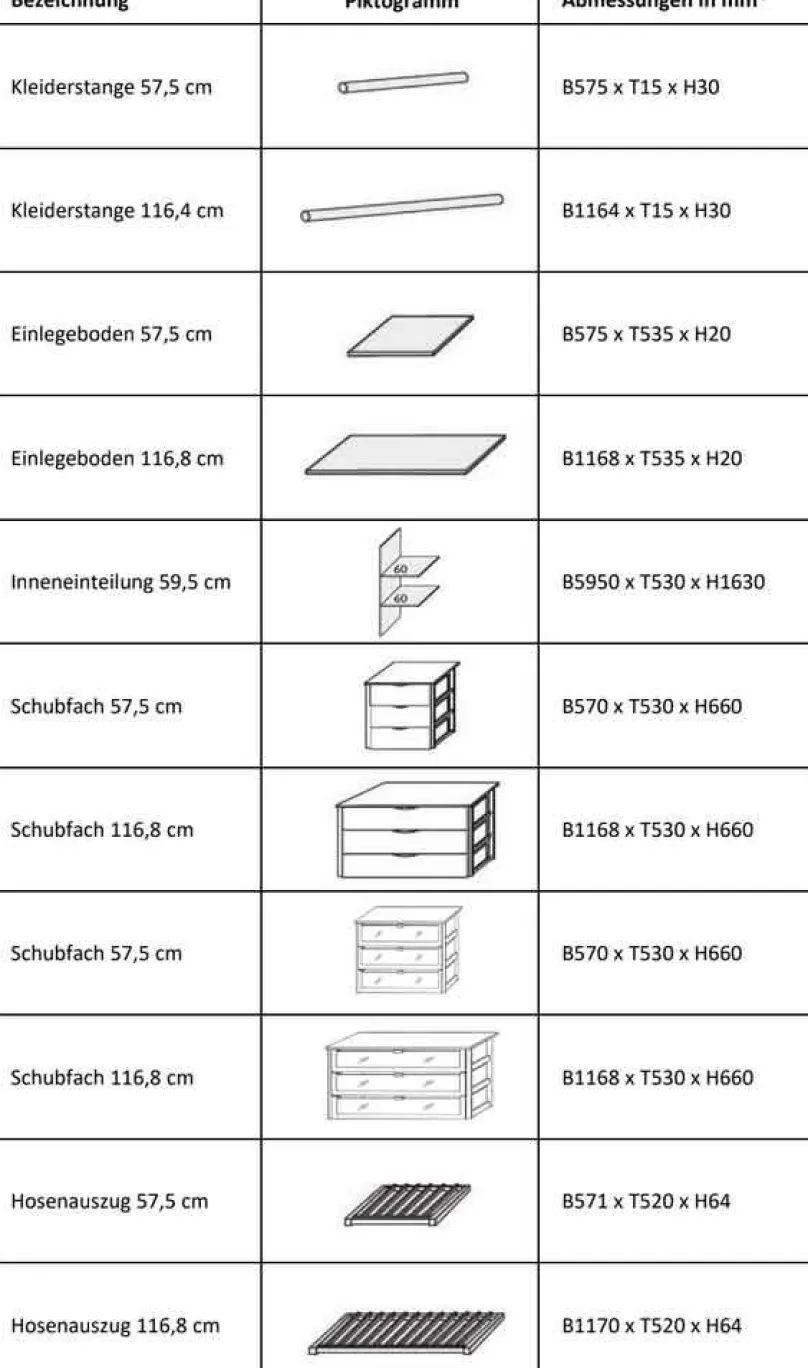 TPT Möbel holz Kleiderschrank Hot