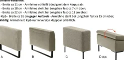 DFM Polstermöbel Maximilian Ecksofa mit Relaxfunktion Online