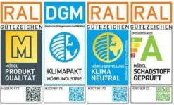 DFM Polstermöbel Maximilian Sofa mit Sitztiefenverstellung