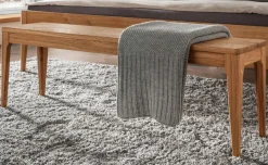 TPT Möbel Meran Holzbett mit Polsterkopfteil Sale